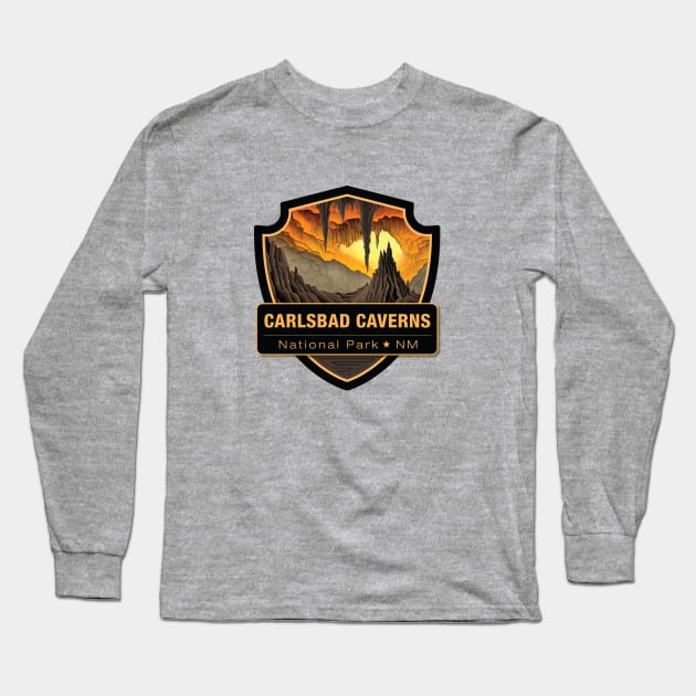 Carlsbad Caverns National Park Long Sleeve T-Shirt by Curious World